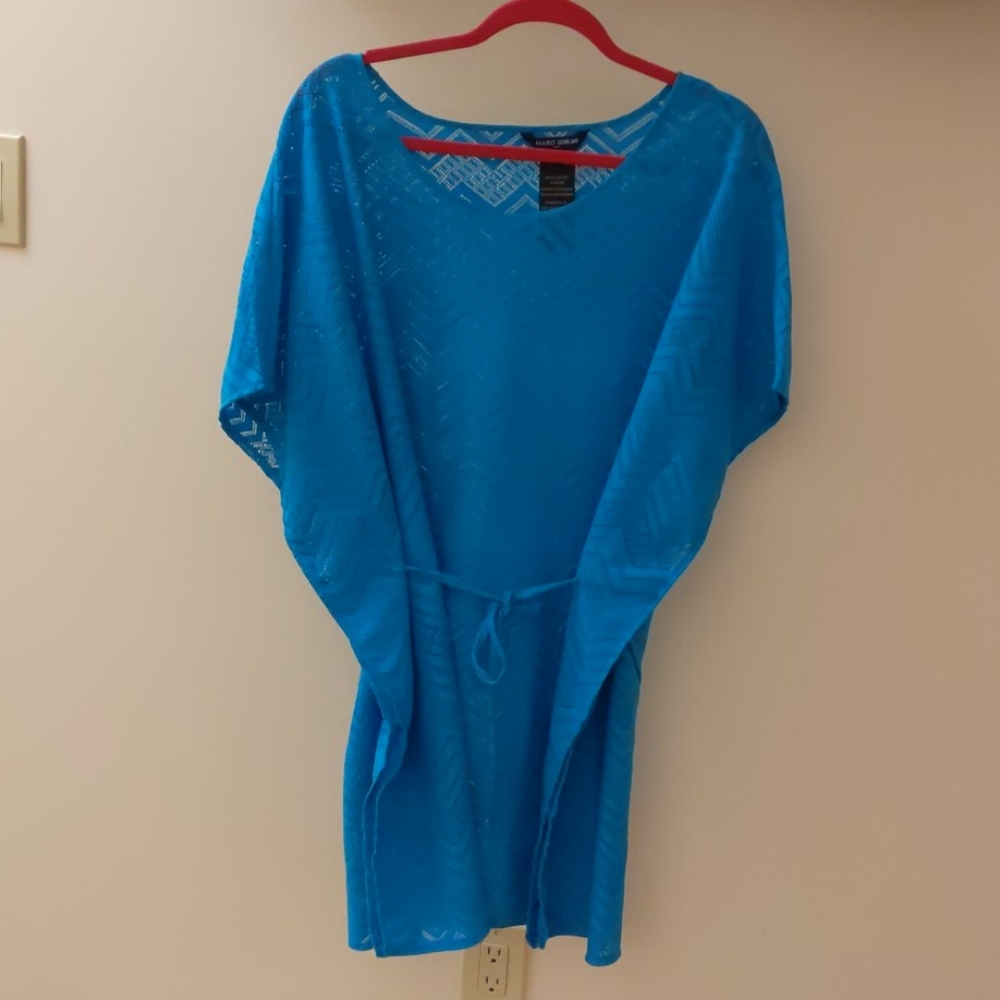 Bright blue XL summer tunic